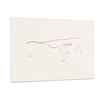 Obraz na skle - Tvar touhy - 120x80 cm