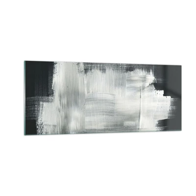 Obraz na skle - Utkané svisle a vodorovně - 100x40 cm