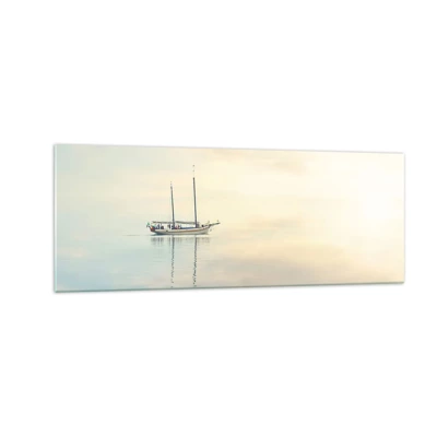 Obraz na skle - V moři ticha - 140x50 cm