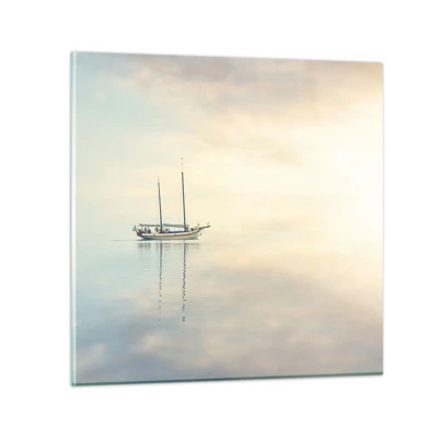 Obraz na skle - V moři ticha - 60x60 cm