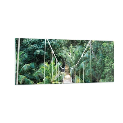 Obraz na skle - Welcome to the jungle! - 100x40 cm