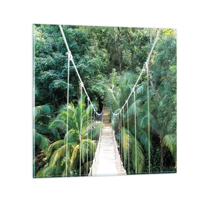 Obraz na skle - Welcome to the jungle! - 60x60 cm