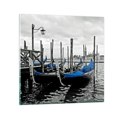 Obraz na skle - Zamyšlené Benátky - 50x50 cm