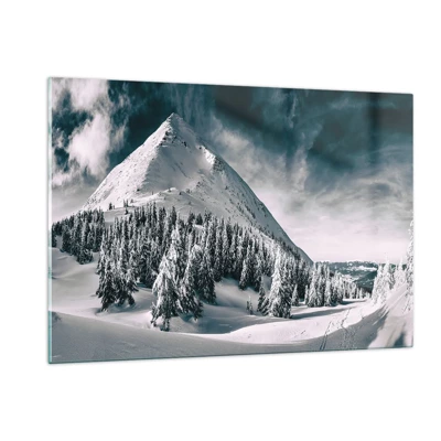 Obraz na skle - Země sněhu a ledu - 120x80 cm