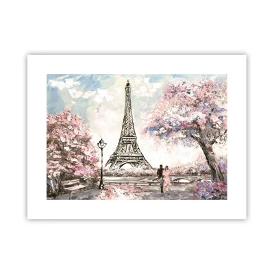 Plakát - Dubnová procházka Paříží - 40x30 cm