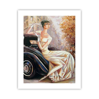 Plakát - Elegance v retro stylu - 40x50 cm