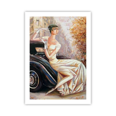 Plakát - Elegance v retro stylu - 50x70 cm