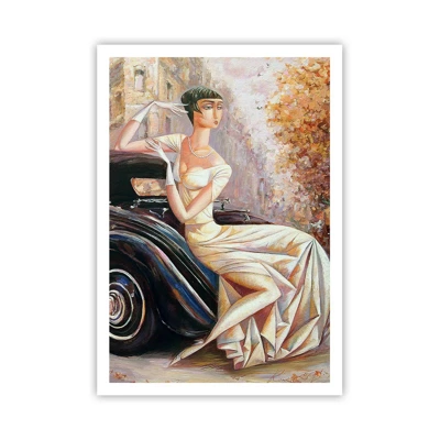 Plakát - Elegance v retro stylu - 70x100 cm