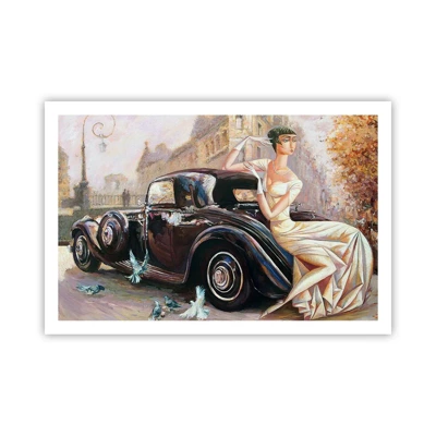 Plakát - Elegance v retro stylu - 91x61 cm