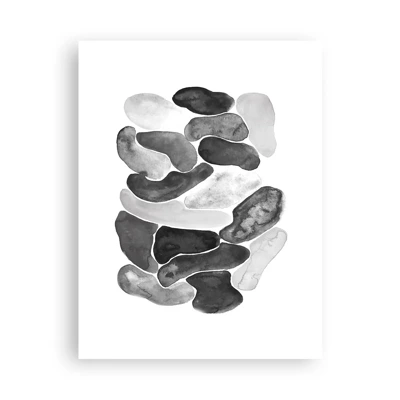 Plakát - Kamenitá abstrakce - 30x40 cm