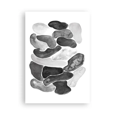 Plakát - Kamenitá abstrakce - 70x100 cm