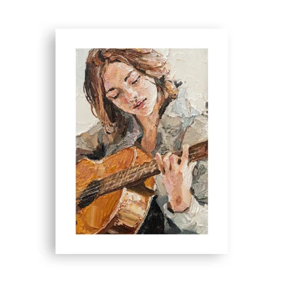 Plakát - Koncert pro kytaru a dívčí srdce - 30x40 cm