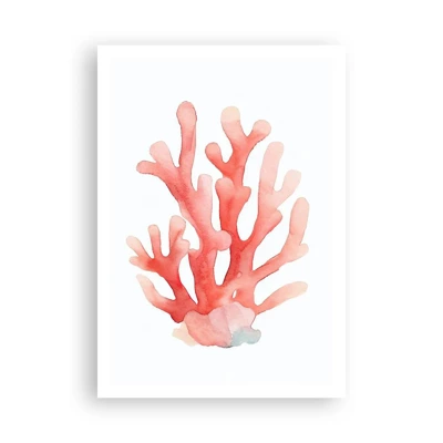 Plakát - Korálový korál - 70x100 cm