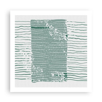 Plakát - Mořská abstrakce - 60x60 cm