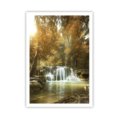 Plakát - Parkový vodopád - 70x100 cm