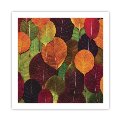 Plakát - Podzimní mozaika - 60x60 cm