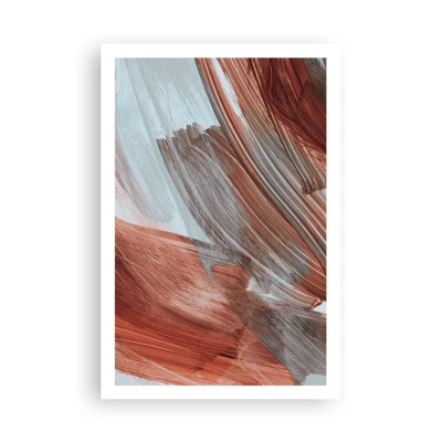 Plakát - Podzimní větrná abstrakce - 61x91 cm
