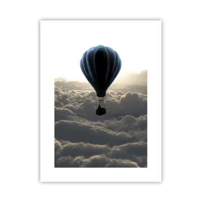 Plakát - Poutník nad oblaky - 30x40 cm