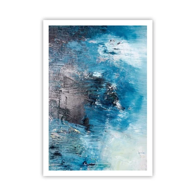 Plakát - Rapsodie v modrém - 70x100 cm
