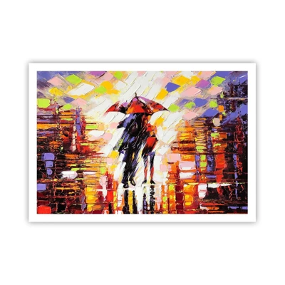 Plakát - Společně přes noc a déšť - 100x70 cm