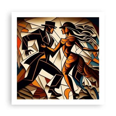 Plakát - Tanec vřelosti a vášně - 60x60 cm