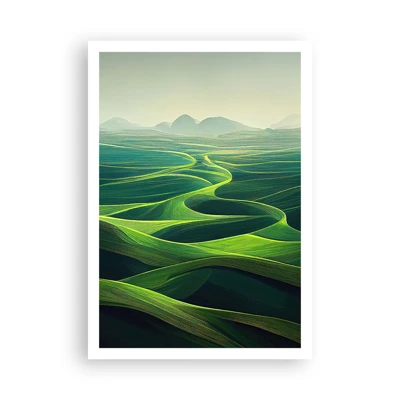 Plakát - V zelených údolích - 70x100 cm