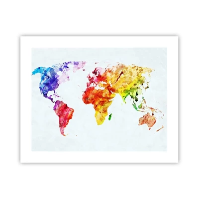 Plakát - Všechny barvy světa - 50x40 cm