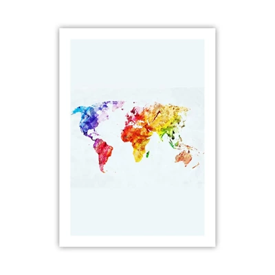 Plakát - Všechny barvy světa - 50x70 cm