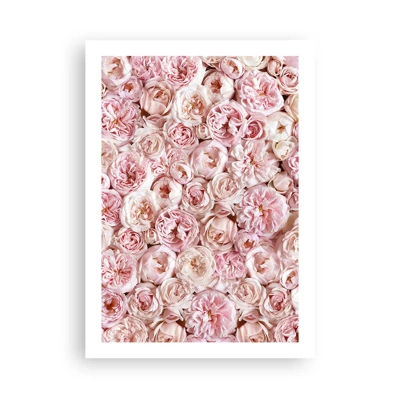 Plakát - Vydlážděná růžemi - 50x70 cm