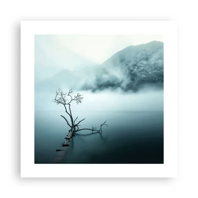 Plakát - Z vody a mlhy - 40x40 cm