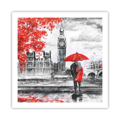 Plakát - Zamilování do Londýna - 60x60 cm