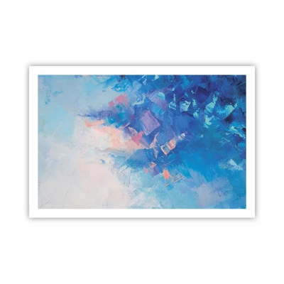 Plakát - Zimní abstrakce - 91x61 cm