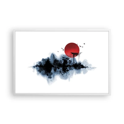 Plakát v bílém rámu - Japonský pohled - 91x61 cm