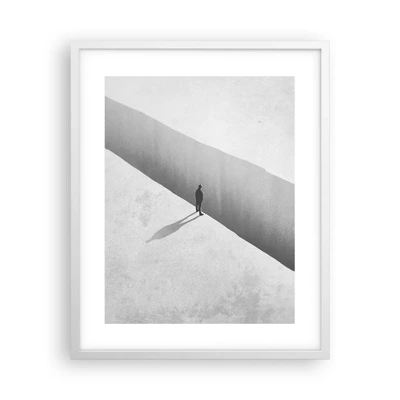 Plakát v bílém rámu - Jasný cíl - 40x50 cm