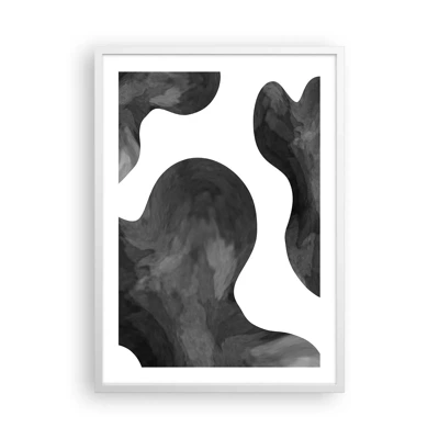 Plakát v bílém rámu - Mléčná dráha - 50x70 cm
