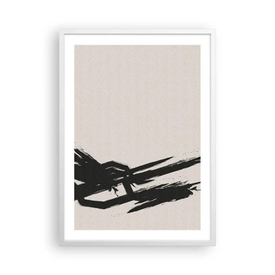 Plakát v bílém rámu - Nezastavitelná hybnost - 50x70 cm