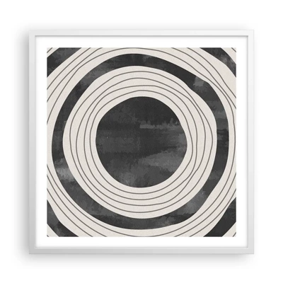 Plakát v bílém rámu - Přesný zásah - 60x60 cm