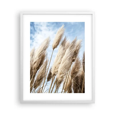 Plakát v bílém rámu - Slunečné a větrné pohlazení - 40x50 cm