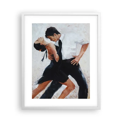 Plakát v bílém rámu - Tango mých tužeb a snů - 40x50 cm