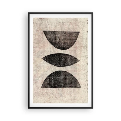 Plakát v černém rámu - Etnická abstrakce - 61x91 cm