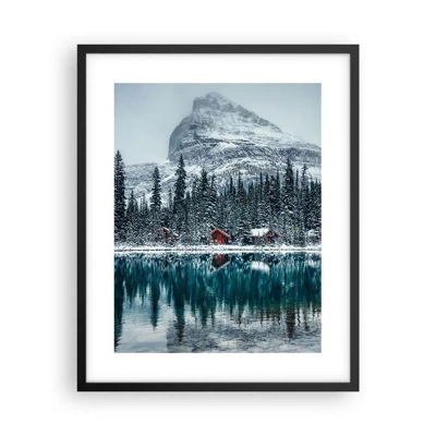 Plakát v černém rámu - Kanadské útočiště - 40x50 cm