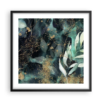 Plakát v černém rámu - Kouzelná zahrada - 50x50 cm