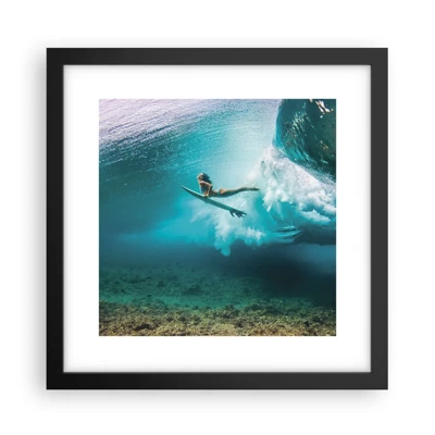 Plakát v černém rámu - Podmořský svět - 30x30 cm
