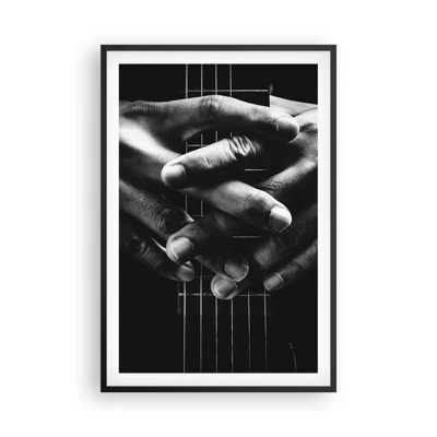 Plakát v černém rámu - Umělcova modlitba - 61x91 cm