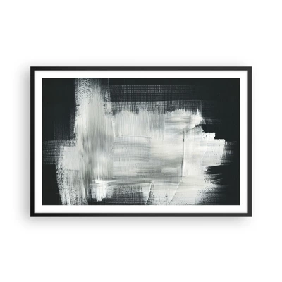 Plakát v černém rámu - Utkané svisle a vodorovně - 91x61 cm