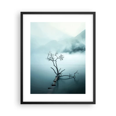 Plakát v černém rámu - Z vody a mlhy - 40x50 cm
