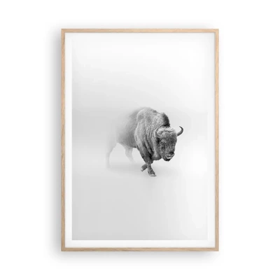 Plakát v rámu světlý dub - Král prérie - 70x100 cm