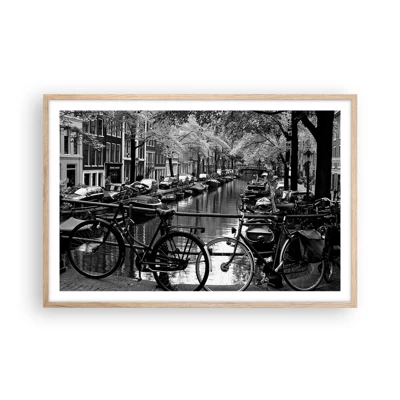 Plakát v rámu světlý dub - Velmi nizozemský výhled - 91x61 cm