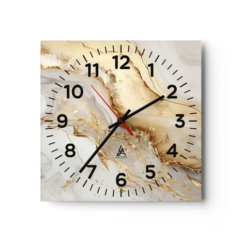 Nástěnné hodiny - Abstrakce: krása a dobro - 30x30 cm