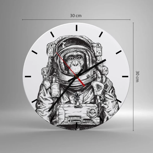 Nástěnné hodiny - Alternativní vývoj - 30x30 cm